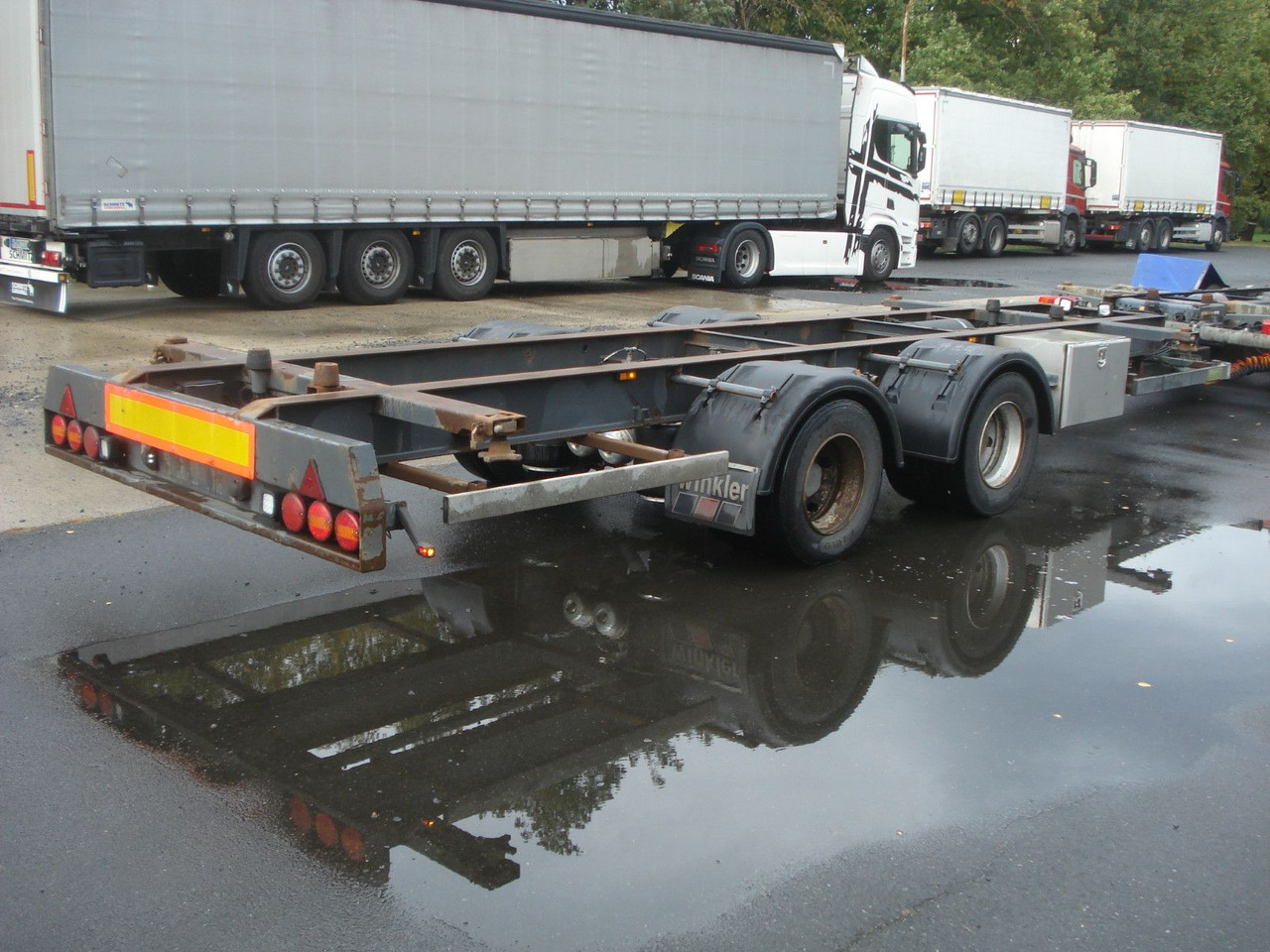 Krebs Jumbo Tandem für 7,82 WBs - Xe chở container/ Rơ moóc hoán đổi thân: hình 3 Krebs Jumbo Tandem für 7,82 WBs - Xe chở container/ Rơ moóc hoán đổi thân: hình 3