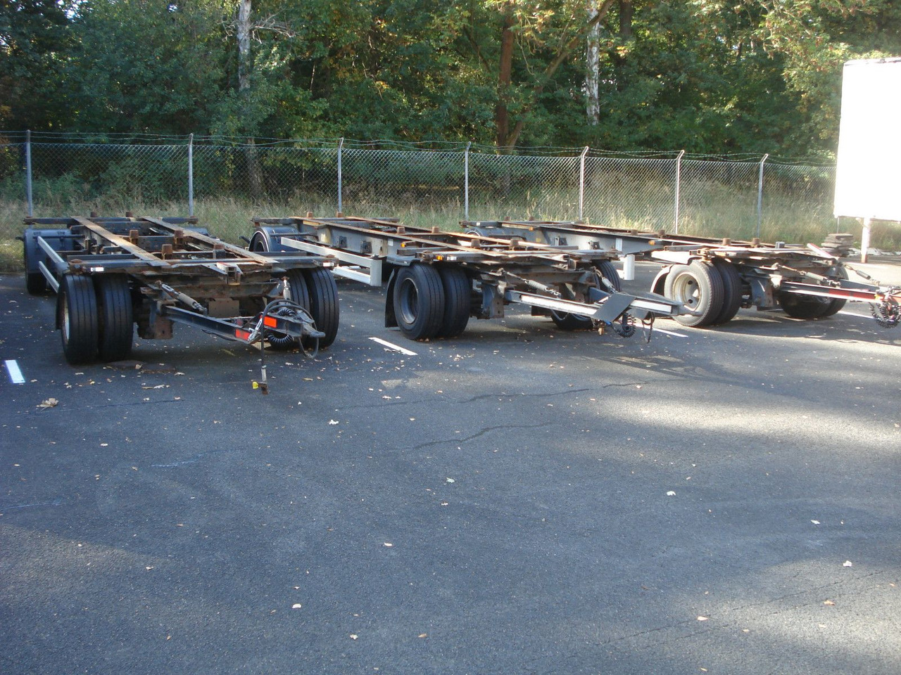 Krone AZ 18 A Drehschemel Zwillingsbereift! - Xe chở container/ Rơ moóc hoán đổi thân: hình 1 Krone AZ 18 A Drehschemel Zwillingsbereift! - Xe chở container/ Rơ moóc hoán đổi thân: hình 1