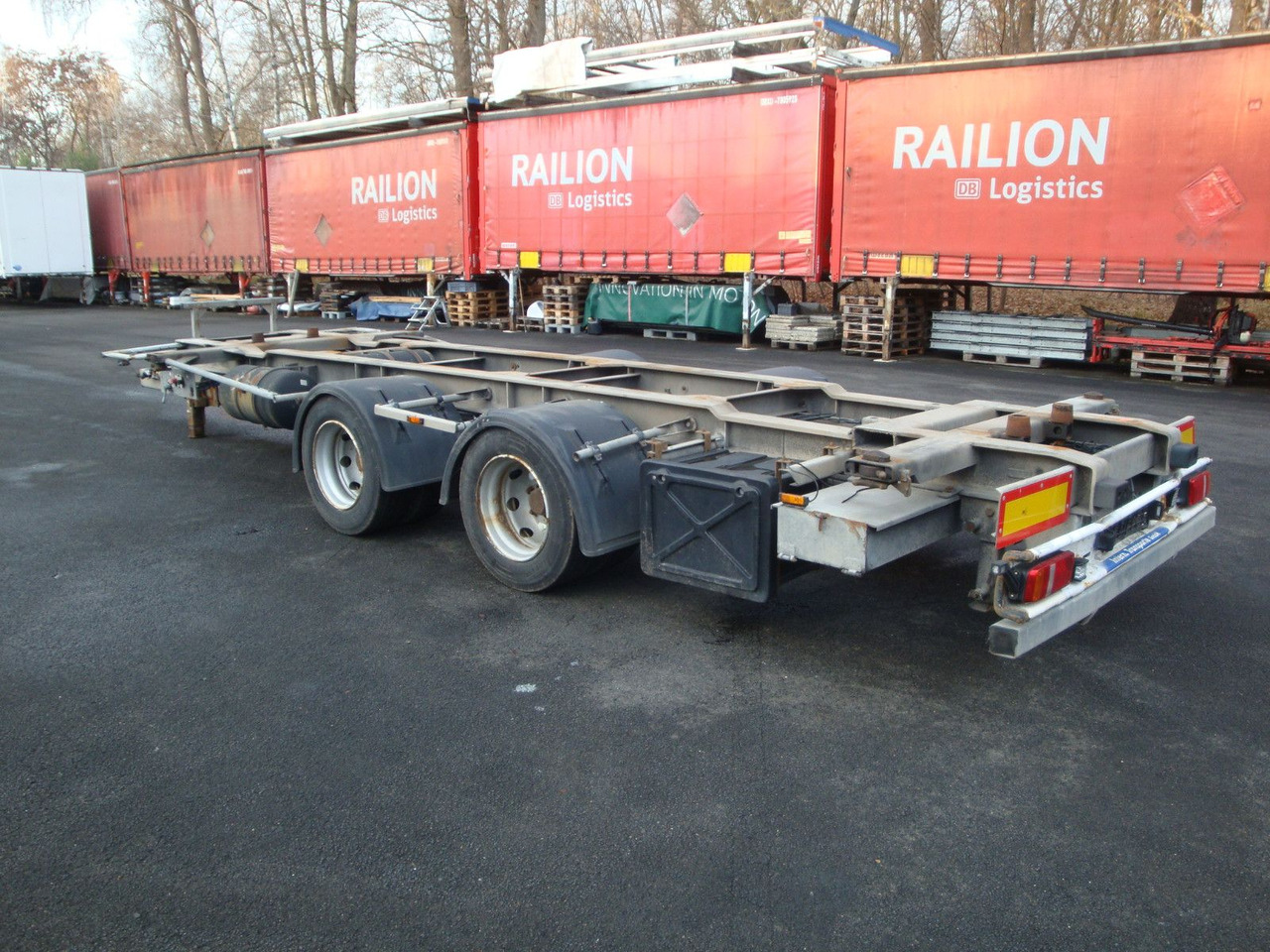 Obermaier W190 ZLU Jumbo Tandem BDF C 7820 7,82 verzinkt - Xe chở container/ Rơ moóc hoán đổi thân: hình 3 Obermaier W190 ZLU Jumbo Tandem BDF C 7820 7,82 verzinkt - Xe chở container/ Rơ moóc hoán đổi thân: hình 3