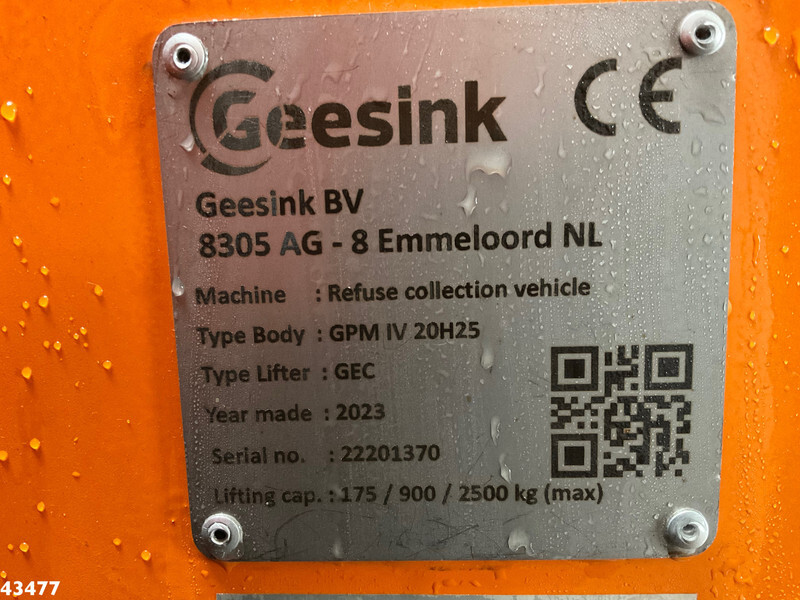 Xe tải chở rác DAF FAG XD 340 Geesink GPM IV 20m³ GEC: hình 19
