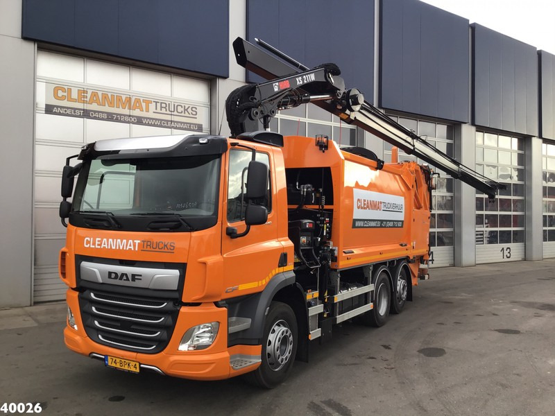 DAF FAN CF 340 Hiab 21 Tonmeter laadkraan - Xe tải chở rác: hình 1 DAF FAN CF 340 Hiab 21 Tonmeter laadkraan - Xe tải chở rác: hình 1