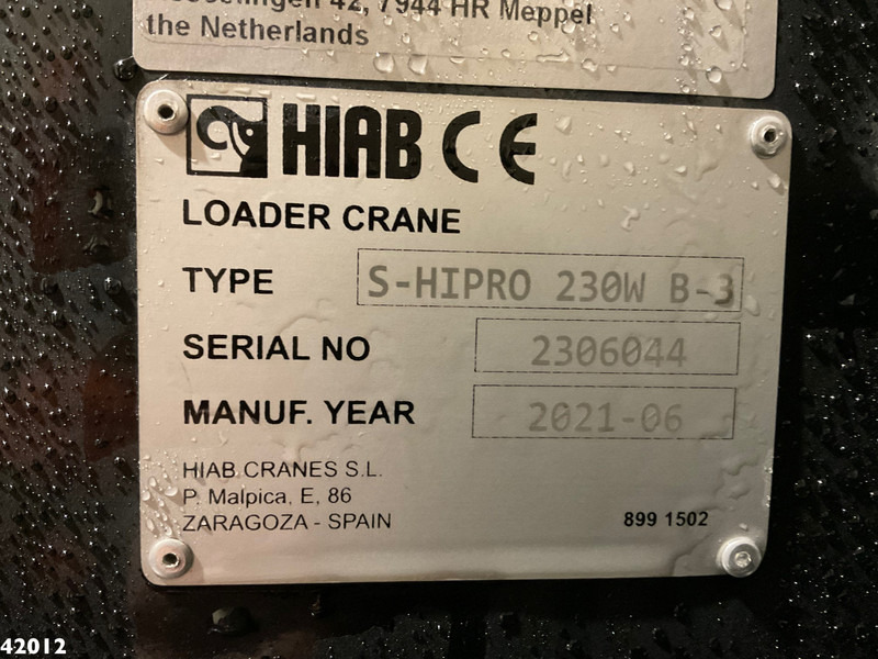 Xe tải chở rác DAF FAN CF 340 Hiab 23 Tonmeter laadkraan: hình 11