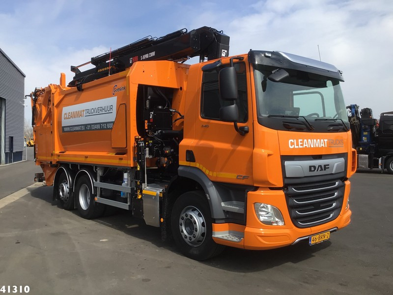 Xe tải chở rác DAF FAN CF 340 Hiab 23 ton/meter laadkraan: hình 12
