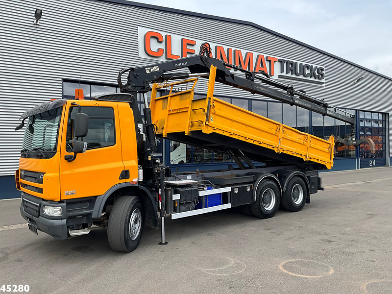 DAF FAT 75 CF 340 6x4 Manual Full steel Hiab 16 Tonmeter laadkraan - Xe ben, Xe cẩu tự hành: hình 1 DAF FAT 75 CF 340 6x4 Manual Full steel Hiab 16 Tonmeter laadkraan - Xe ben, Xe cẩu tự hành: hình 1