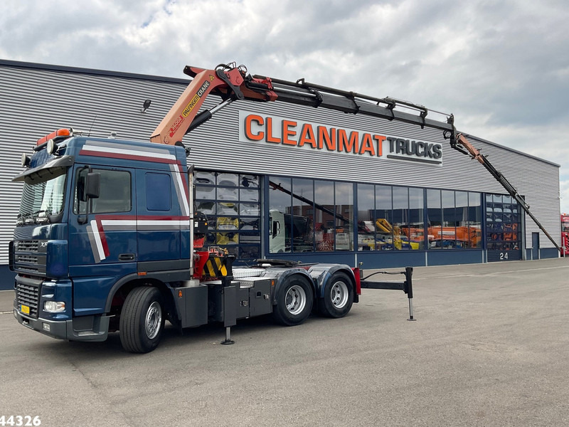 DAF FTS 95 XF 480 Manual Palfinger 36 Tonmeter laadkraan + Fly-Jib - Xe cẩu tự hành: hình 1 DAF FTS 95 XF 480 Manual Palfinger 36 Tonmeter laadkraan + Fly-Jib - Xe cẩu tự hành: hình 1