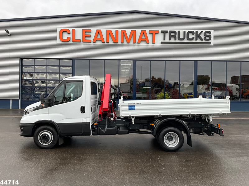 Iveco Daily 72C18 HMF laadkraan 3,4 Tonmeter laadkraan + Meiller 3-zijdige kipper New & Unused!! - Xe ben, Xe cẩu tự hành: hình 4 Iveco Daily 72C18 HMF laadkraan 3,4 Tonmeter laadkraan + Meiller 3-zijdige kipper New & Unused!! - Xe ben, Xe cẩu tự hành: hình 4