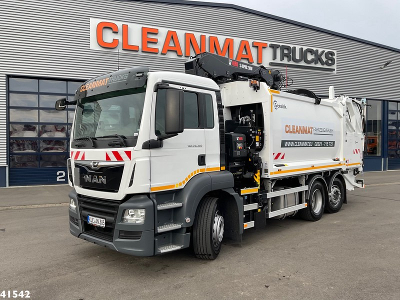 MAN TGS 26.360 Hiab 23 ton/meter laadkraan - Xe tải chở rác: hình 1 MAN TGS 26.360 Hiab 23 ton/meter laadkraan - Xe tải chở rác: hình 1
