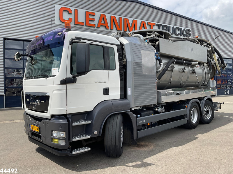 MAN TGS 28.440 FFG Flensburger 12,5m³ Saug/Spul combi Waterrecycling - Xe tải chân không: hình 2 MAN TGS 28.440 FFG Flensburger 12,5m³ Saug/Spul combi Waterrecycling - Xe tải chân không: hình 2