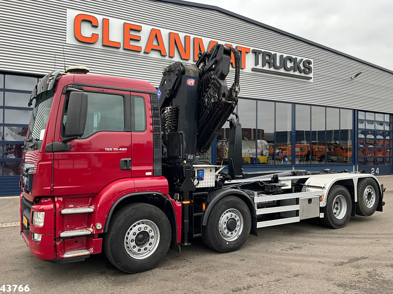 MAN TGS 35.480 8x4H Euro 6 HMF 40 Tonmeter laadkraan + Fly-Jib - Xe cẩu tự hành: hình 2 MAN TGS 35.480 8x4H Euro 6 HMF 40 Tonmeter laadkraan + Fly-Jib - Xe cẩu tự hành: hình 2