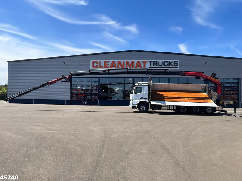 Mercedes-Benz Arocs 3251 8x4 Euro 6 Retarder Palfinger 34 Tonmeter laadkraan + Fly-Jib 2 zijdige kipper Just 146.766 km! - Xe ben, Xe cẩu tự hành: hình 1 Mercedes-Benz Arocs 3251 8x4 Euro 6 Retarder Palfinger 34 Tonmeter laadkraan + Fly-Jib 2 zijdige kipper Just 146.766 km! - Xe ben, Xe cẩu tự hành: hình 1