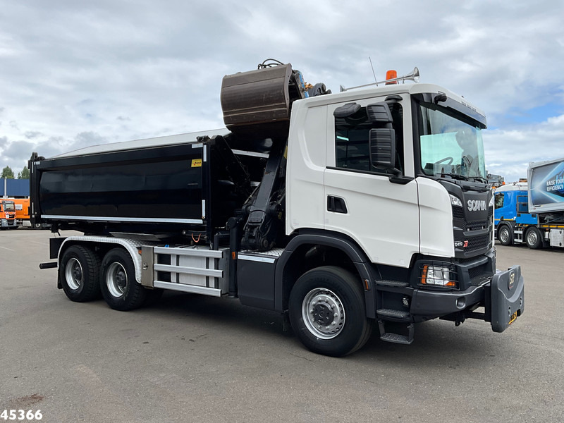 Scania G 410 6x6 Euro 6 Palfinger 17 Tonmeter Z-kraan - Xe ben, Xe cẩu tự hành: hình 4 Scania G 410 6x6 Euro 6 Palfinger 17 Tonmeter Z-kraan - Xe ben, Xe cẩu tự hành: hình 4