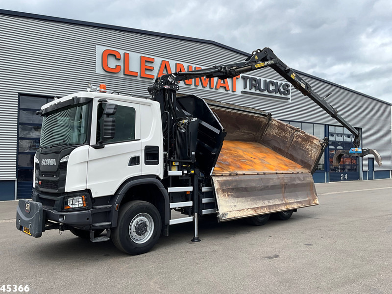 Scania G 410 6x6 Euro 6 Palfinger 17 Tonmeter Z-kraan - Xe ben, Xe cẩu tự hành: hình 2 Scania G 410 6x6 Euro 6 Palfinger 17 Tonmeter Z-kraan - Xe ben, Xe cẩu tự hành: hình 2