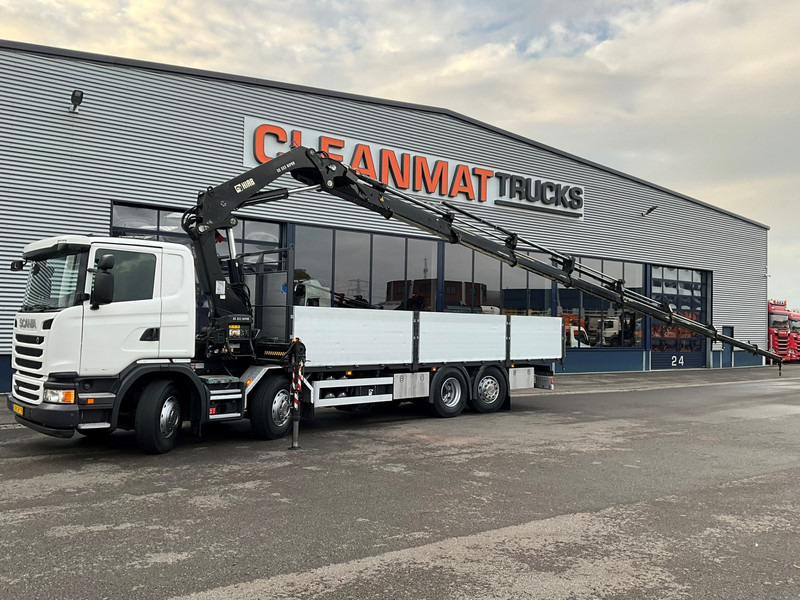 Scania G 450 8x2 Euro 6 Hiab 32 Tonmeter laadkraan Just 114.221 km! - Xe cẩu tự hành: hình 1 Scania G 450 8x2 Euro 6 Hiab 32 Tonmeter laadkraan Just 114.221 km! - Xe cẩu tự hành: hình 1