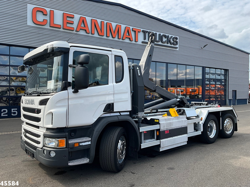 Scania P 340 Euro 6 CNG 21 Ton haakarmsysteem Just 140.611 km! - Xe tải nâng móc: hình 1 Scania P 340 Euro 6 CNG 21 Ton haakarmsysteem Just 140.611 km! - Xe tải nâng móc: hình 1