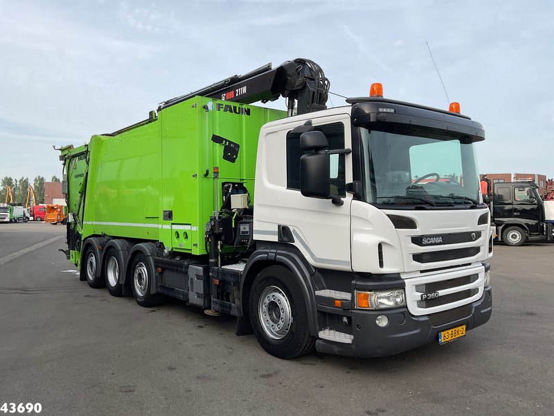 Scania P 360 Faun 18m³ + Hiab crane + Underground Container Washing Installation - Xe tải chở rác: hình 3 Scania P 360 Faun 18m³ + Hiab crane + Underground Container Washing Installation - Xe tải chở rác: hình 3
