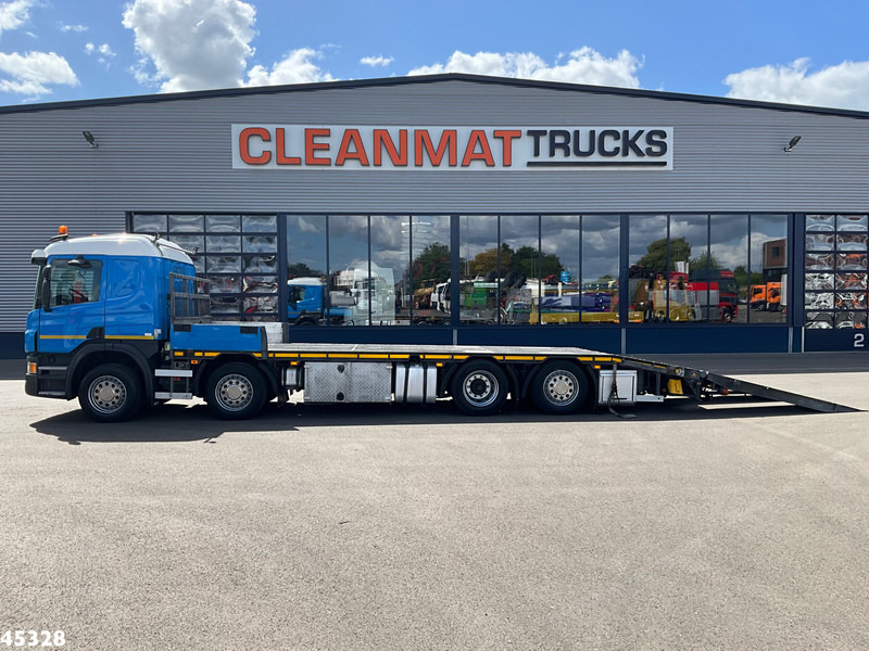 Scania P 410 8x2 Euro 6 Retarder Autotransporter met hydraulische oprijrampen - Xe tải chuyên chở tự động: hình 3 Scania P 410 8x2 Euro 6 Retarder Autotransporter met hydraulische oprijrampen - Xe tải chuyên chở tự động: hình 3