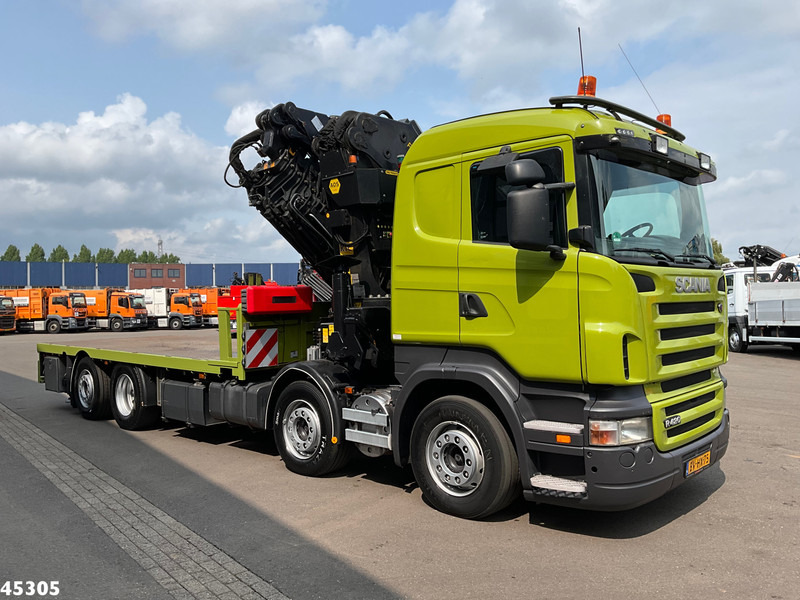 Scania R 420 8x2 manual Palfinger 85 Tonmeter laadkraan + Fly-Jib - Xe cẩu tự hành: hình 4 Scania R 420 8x2 manual Palfinger 85 Tonmeter laadkraan + Fly-Jib - Xe cẩu tự hành: hình 4