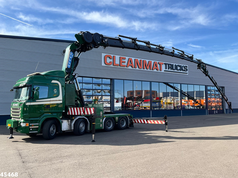 Scania R 490 8x4 Euro 6 Effer 140 Tonmeter laadkraan + Fly-Jib Just 283.508 km - Xe cẩu tự hành: hình 1 Scania R 490 8x4 Euro 6 Effer 140 Tonmeter laadkraan + Fly-Jib Just 283.508 km - Xe cẩu tự hành: hình 1