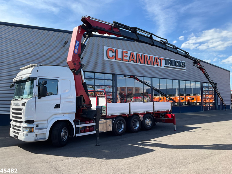 Scania R 490 8x4 Euro 6 Retarder HMF 60 Tonmeter laadkraan + Fly-Jib - Xe cẩu tự hành: hình 1 Scania R 490 8x4 Euro 6 Retarder HMF 60 Tonmeter laadkraan + Fly-Jib - Xe cẩu tự hành: hình 1