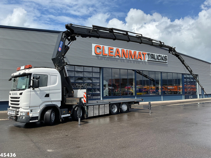 Scania R490 8x2 Euro 6 Retarder HMF 85 Tonmeter laadkraan + Fly-jib - Xe cẩu tự hành: hình 1 Scania R490 8x2 Euro 6 Retarder HMF 85 Tonmeter laadkraan + Fly-jib - Xe cẩu tự hành: hình 1
