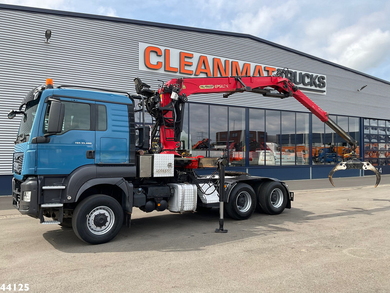 MAN TGS 33.480 6x6 Euro 6 Palfinger 27 Tonmeter boomkraan - Xe đầu kéo: hình 1 MAN TGS 33.480 6x6 Euro 6 Palfinger 27 Tonmeter boomkraan - Xe đầu kéo: hình 1