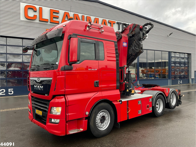 MAN TGX 28.510 HMF 50 Tonmeter laadkraan + Fly-Jib - Xe đầu kéo: hình 2 MAN TGX 28.510 HMF 50 Tonmeter laadkraan + Fly-Jib - Xe đầu kéo: hình 2