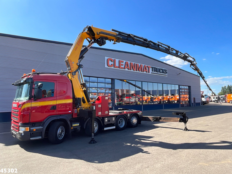 Scania G 480 8x2 Fassi 95 Tonmeter ladkraan + Fly-Jib - Xe đầu kéo: hình 1 Scania G 480 8x2 Fassi 95 Tonmeter ladkraan + Fly-Jib - Xe đầu kéo: hình 1