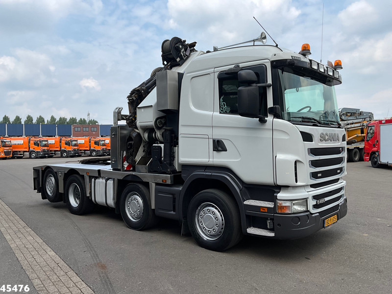 Scania G 480 HMF 85 Tonmeter laadkraan + Fly-Jib - Xe đầu kéo: hình 4 Scania G 480 HMF 85 Tonmeter laadkraan + Fly-Jib - Xe đầu kéo: hình 4