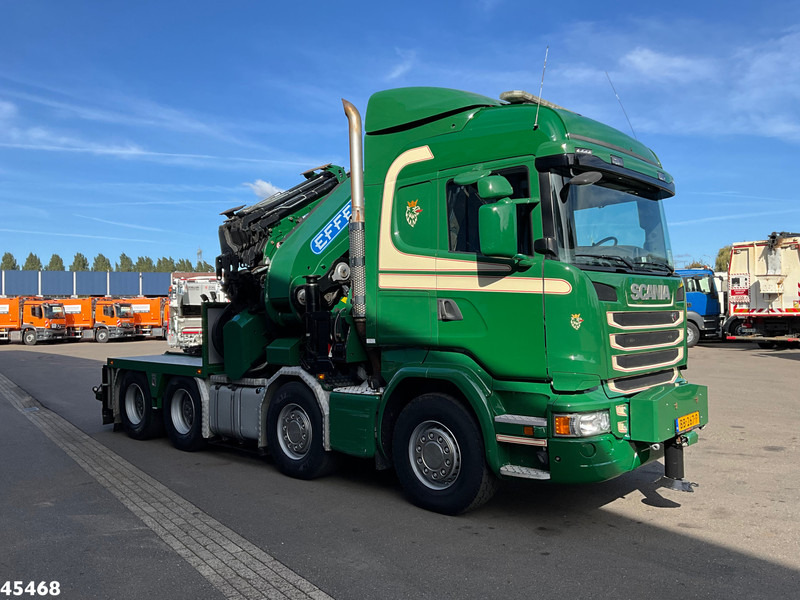 Scania R 490 8x4 Euro 6 Effer 140 Tonmeter laadkraan + Fly-Jib Just 283.508 km - Xe đầu kéo: hình 5 Scania R 490 8x4 Euro 6 Effer 140 Tonmeter laadkraan + Fly-Jib Just 283.508 km - Xe đầu kéo: hình 5