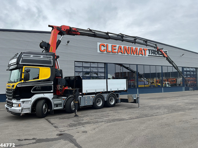 Xe đầu kéo Scania R500 8x4 V8 Retarder Palfinger 53 Tonmeter laadkraan + Fly-Jib: hình 8