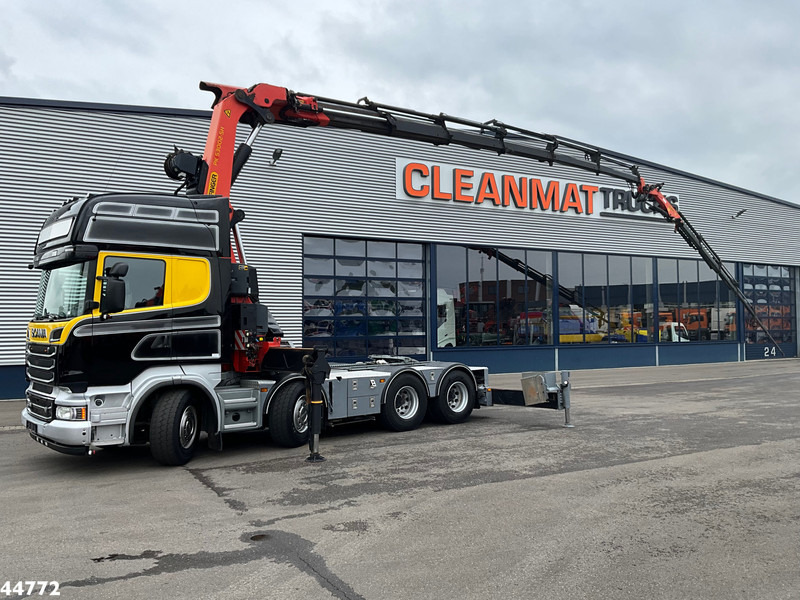 Scania R500 8x4 V8 Retarder Palfinger 53 Tonmeter laadkraan + Fly-Jib - Xe đầu kéo: hình 1 Scania R500 8x4 V8 Retarder Palfinger 53 Tonmeter laadkraan + Fly-Jib - Xe đầu kéo: hình 1