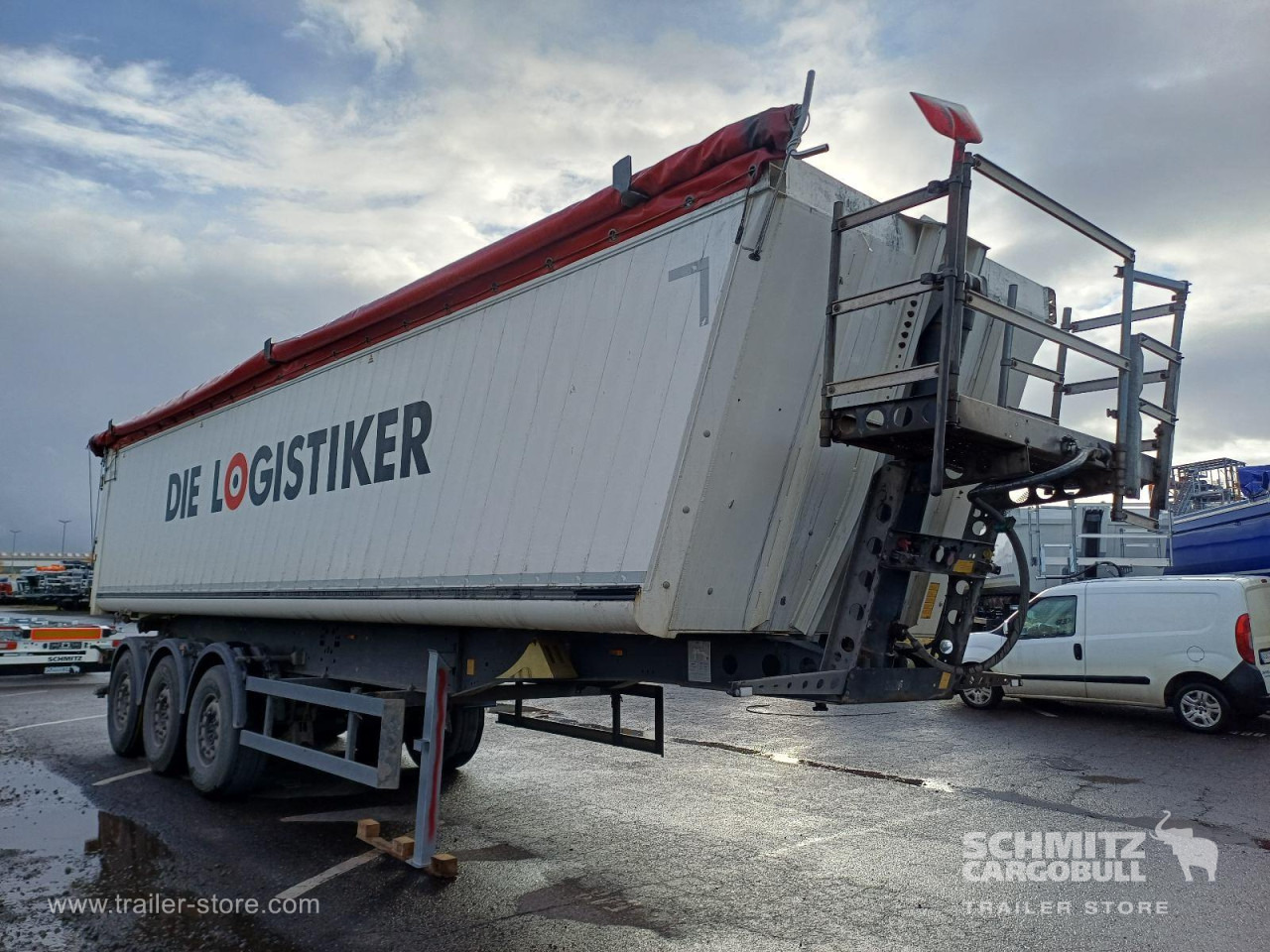 SCHMITZ Auflieger Kipper Alukastenmulde 44m³ - Sơ mi rơ moóc ben: hình 1 SCHMITZ Auflieger Kipper Alukastenmulde 44m³ - Sơ mi rơ moóc ben: hình 1