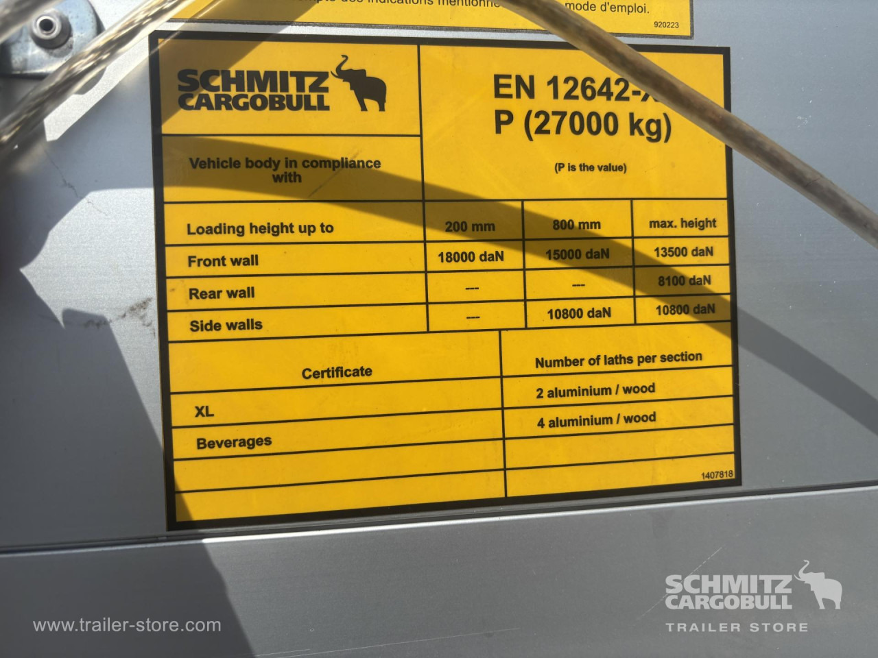 Sơ mi rơ moóc mui bạt SCHMITZ Curtainsider Standard: hình 12