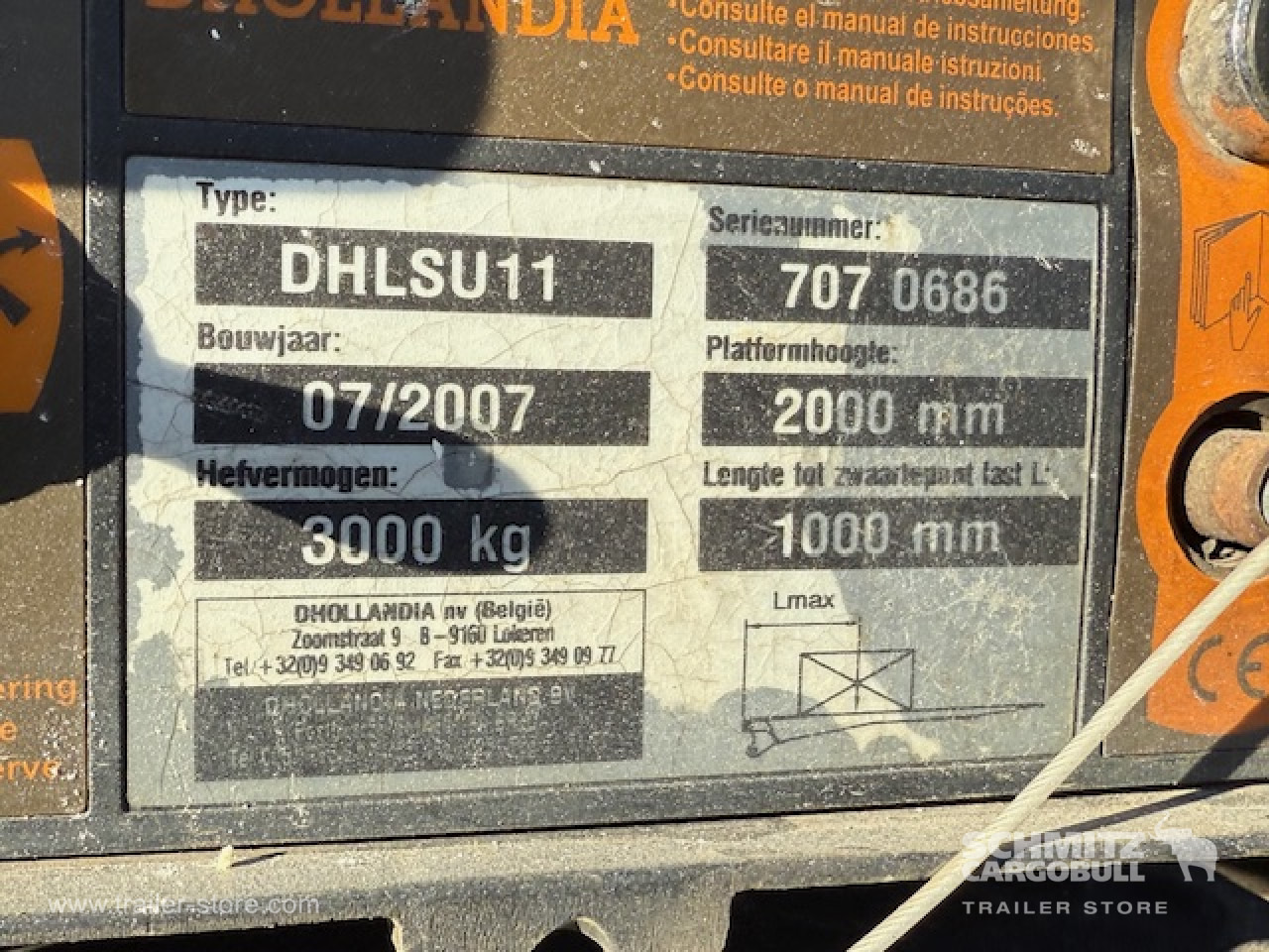 SCHMITZ Oplegger Vries Standard Taillift - Sơ mi rơ moóc đẳng nhiệt: hình 4 SCHMITZ Oplegger Vries Standard Taillift - Sơ mi rơ moóc đẳng nhiệt: hình 4