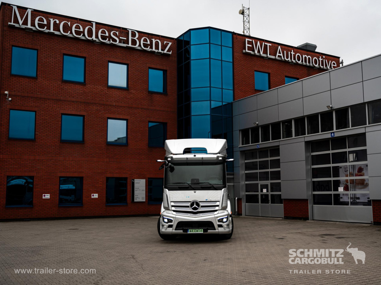 Xe chở container/ Xe tải hoán đổi thân, Xe tải điện MERCEDES-BENZ: hình 9
