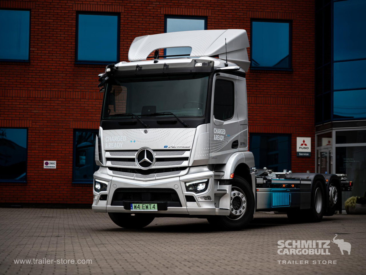 Xe chở container/ Xe tải hoán đổi thân, Xe tải điện MERCEDES-BENZ: hình 11