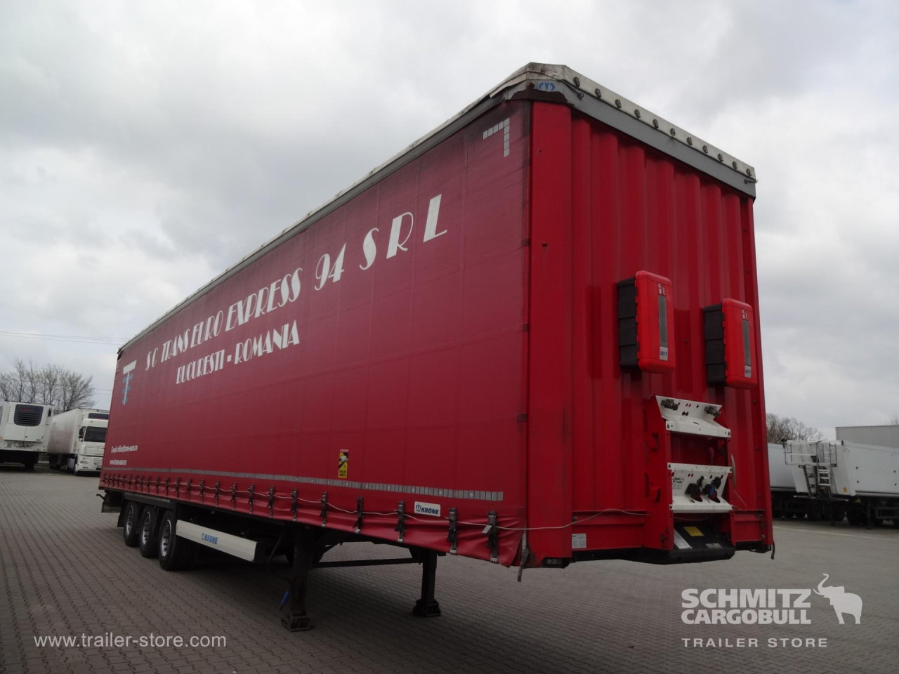 KRONE Curtainsider Mega - Sơ mi rơ moóc mui bạt: hình 4 KRONE Curtainsider Mega - Sơ mi rơ moóc mui bạt: hình 4