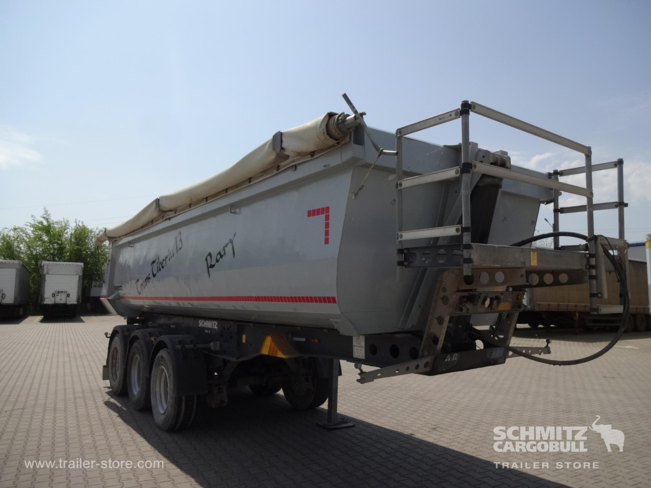 SCHMITZ Tipper Steel half pipe body 24m³ - Sơ mi rơ moóc ben: hình 5 SCHMITZ Tipper Steel half pipe body 24m³ - Sơ mi rơ moóc ben: hình 5
