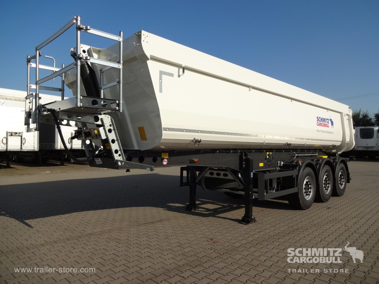 SCHMITZ Tipper Steel half pipe body 273m³ - Sơ mi rơ moóc ben: hình 4 SCHMITZ Tipper Steel half pipe body 273m³ - Sơ mi rơ moóc ben: hình 4