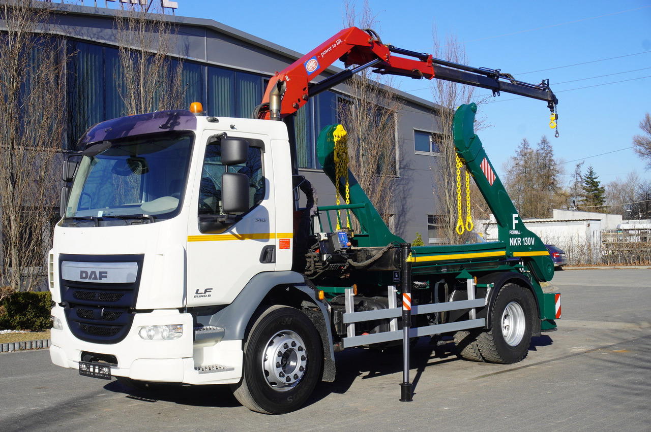 DAF LF 18.310 E6 / Skip loader Fornal NKR 130V / HDS HMF 735 K2 / Manual gearbox - Xe tải chở thùng nhỏ, Xe cẩu tự hành: hình 2 DAF LF 18.310 E6 / Skip loader Fornal NKR 130V / HDS HMF 735 K2 / Manual gearbox - Xe tải chở thùng nhỏ, Xe cẩu tự hành: hình 2