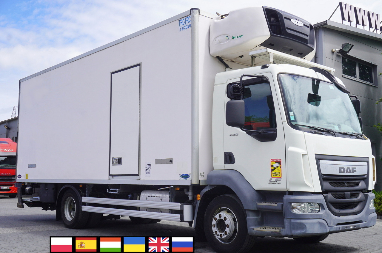 DAF LF 220 / Refrigerator 16 EPAL Multitemp / Carrier Supra 1150 MT / Palfinger 1500 kg - Xe tải đông lạnh: hình 1 DAF LF 220 / Refrigerator 16 EPAL Multitemp / Carrier Supra 1150 MT / Palfinger 1500 kg - Xe tải đông lạnh: hình 1