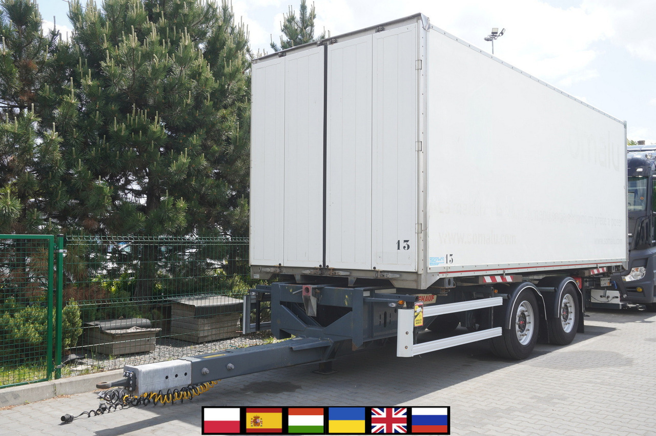 Fruehauf passthrough box trailer 18 EPAL / 2021 / SAF axles - Rơ moóc hộp kín: hình 1 Fruehauf passthrough box trailer 18 EPAL / 2021 / SAF axles - Rơ moóc hộp kín: hình 1