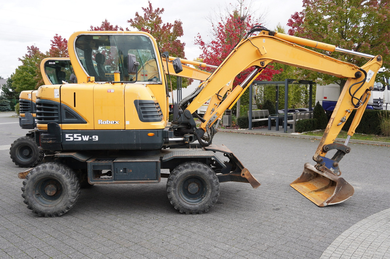 Máy xúc mini Hyundai Robex 55W-9 Wheeled Excavator 5.5t / 2pcs: hình 6