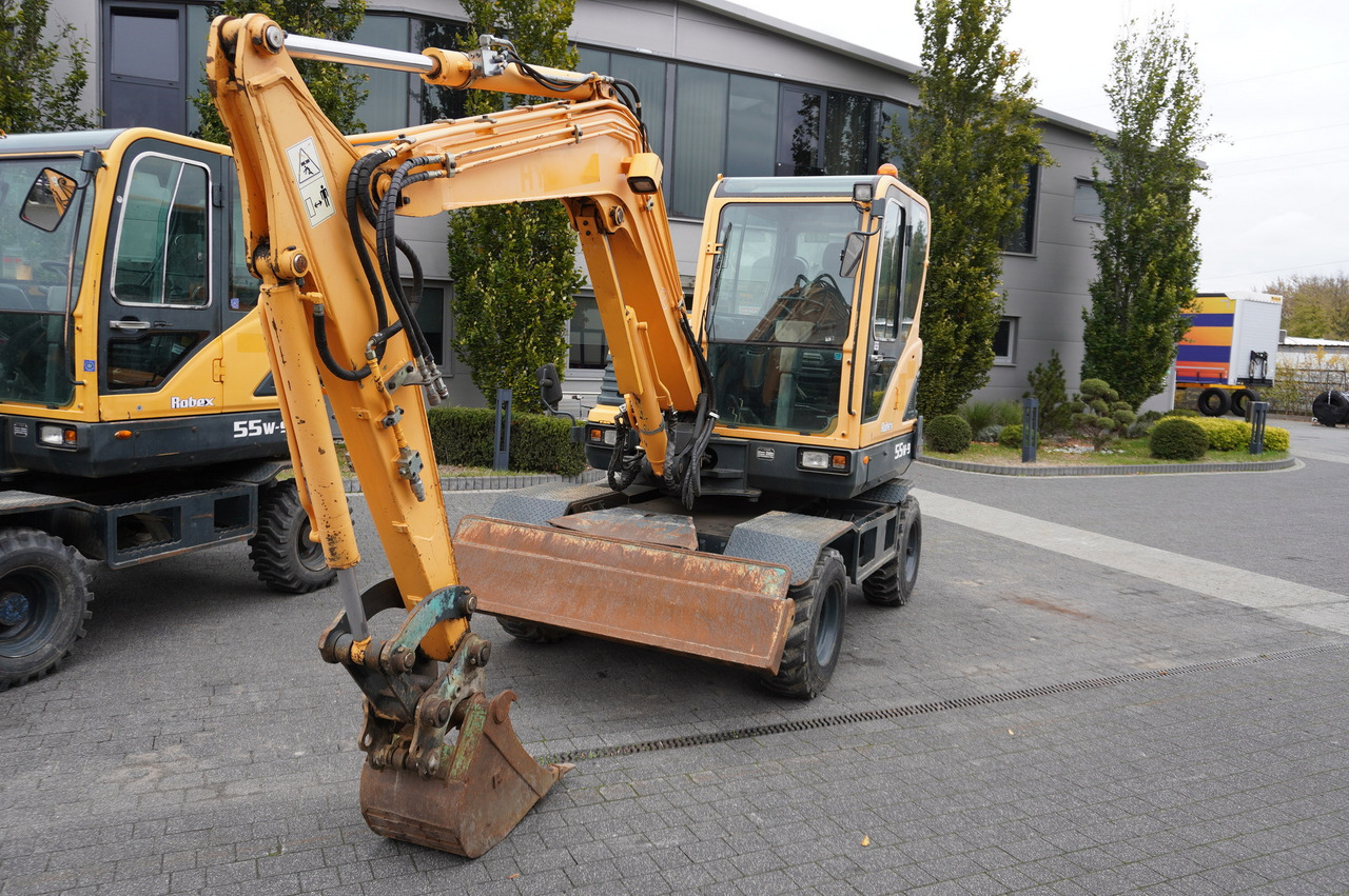 Máy xúc mini Hyundai Robex 55W-9 Wheeled Excavator 5.5t / 2pcs: hình 8
