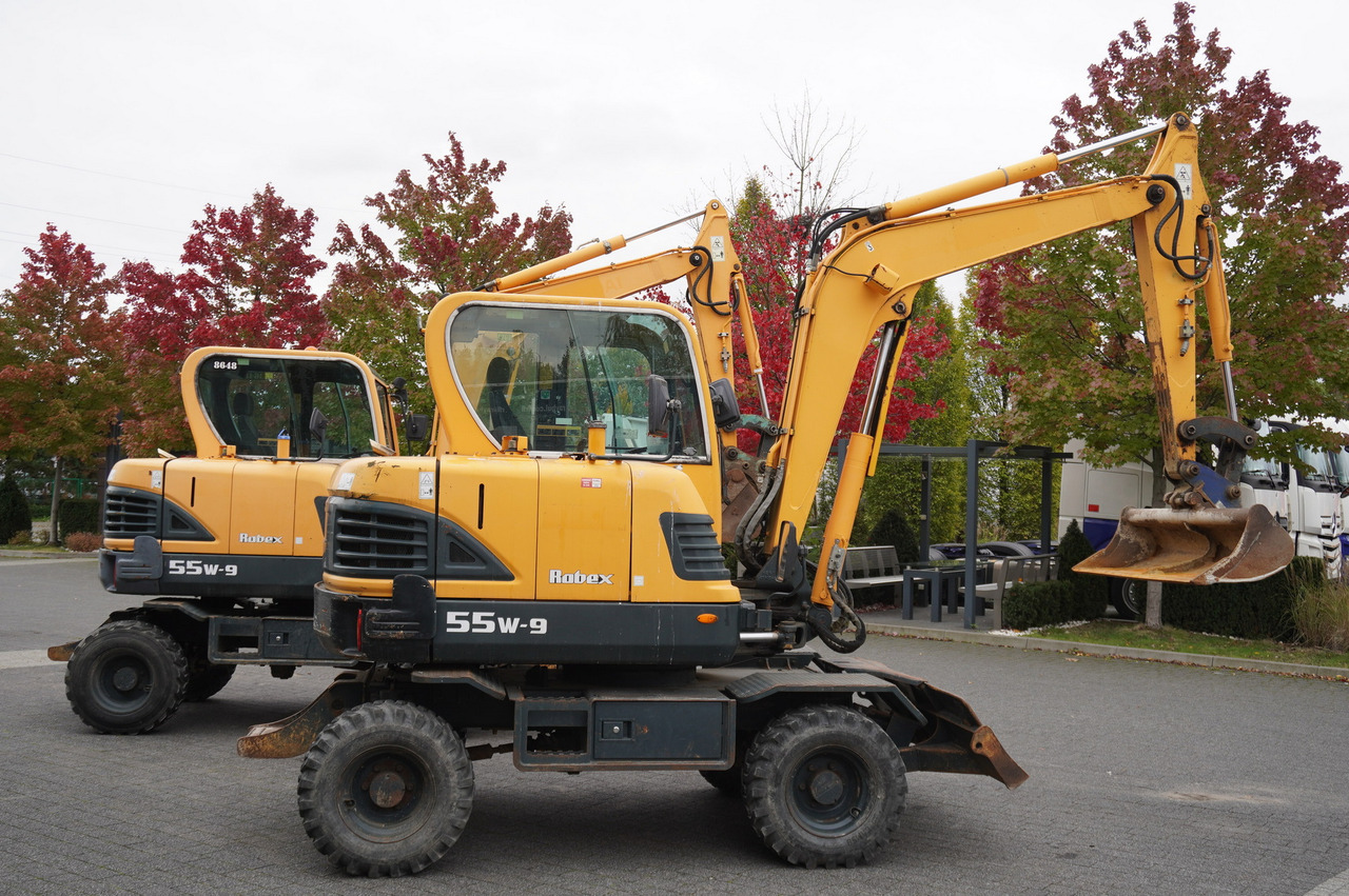 Hyundai Robex 55W-9 Wheeled Excavator 5.5t / 2pcs - Máy xúc: hình 4 Hyundai Robex 55W-9 Wheeled Excavator 5.5t / 2pcs - Máy xúc: hình 4
