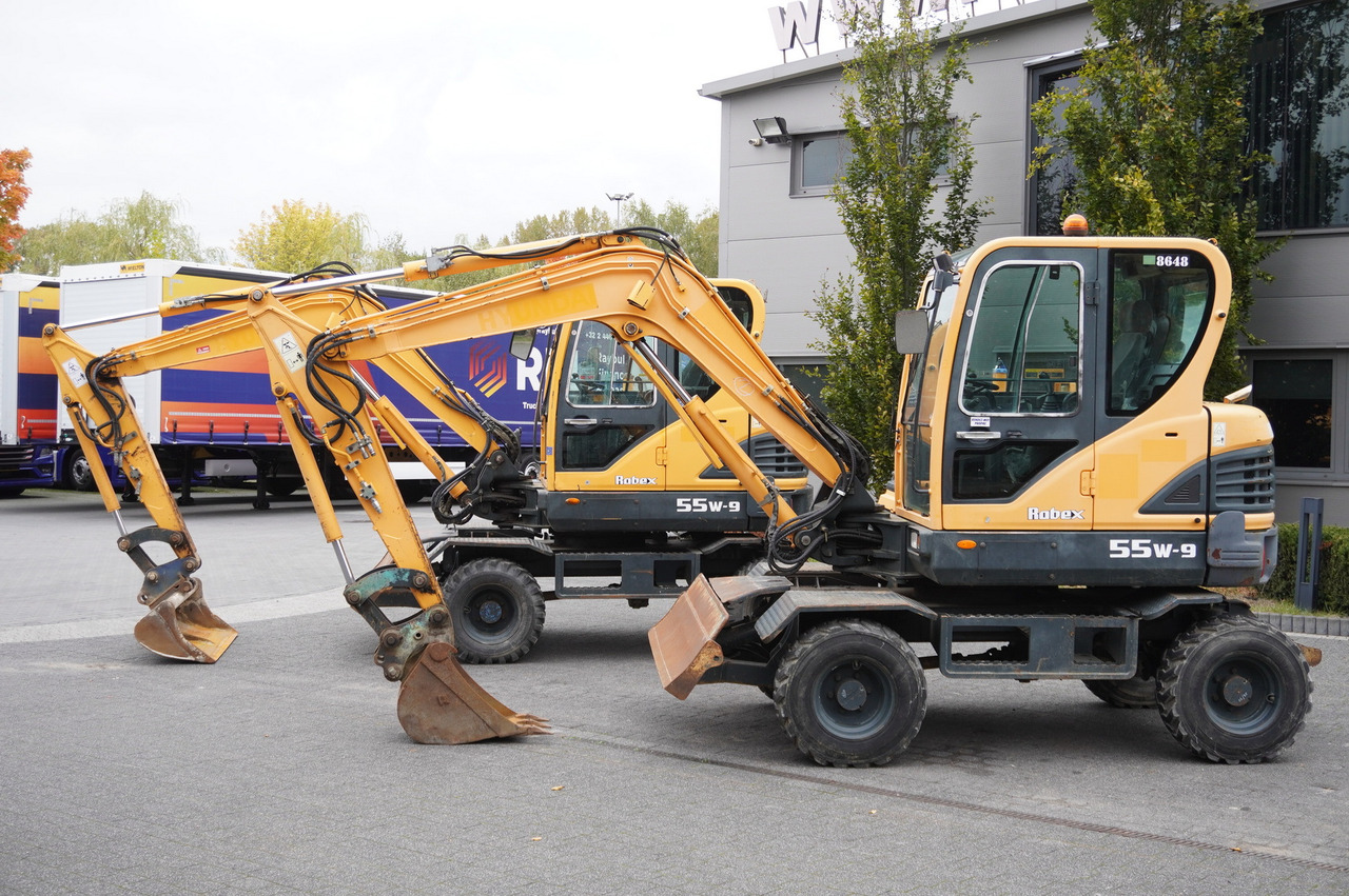 Hyundai Robex 55W-9 Wheeled Excavator 5.5t / 2pcs - Máy xúc: hình 2 Hyundai Robex 55W-9 Wheeled Excavator 5.5t / 2pcs - Máy xúc: hình 2