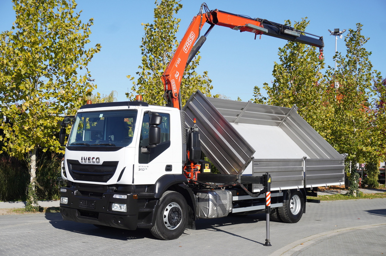 IVECO Stralis 310 E6 / NEW 3-sided tipper / Fassi F135 crane with remote control - Xe ben, Xe cẩu tự hành: hình 2 IVECO Stralis 310 E6 / NEW 3-sided tipper / Fassi F135 crane with remote control - Xe ben, Xe cẩu tự hành: hình 2
