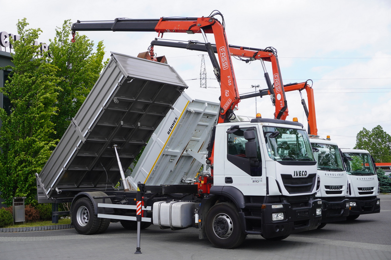 IVECO Stralis 310 E6 / NEW 3-sided tipper / Fassi F135 crane with remote control - Xe tải thùng lửng/ Phẳng, Xe cẩu tự hành: hình 2 IVECO Stralis 310 E6 / NEW 3-sided tipper / Fassi F135 crane with remote control - Xe tải thùng lửng/ Phẳng, Xe cẩu tự hành: hình 2