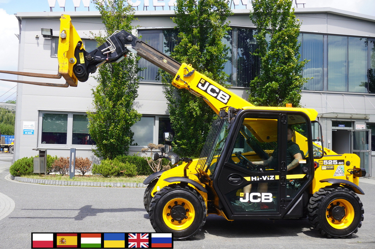 JCB 525-60T5 / 2022 / 860 MTH! / 2.5 T / Reach 6 m / joystick - Máy xúc lật bánh lốp kính thiên văn: hình 1 JCB 525-60T5 / 2022 / 860 MTH! / 2.5 T / Reach 6 m / joystick - Máy xúc lật bánh lốp kính thiên văn: hình 1
