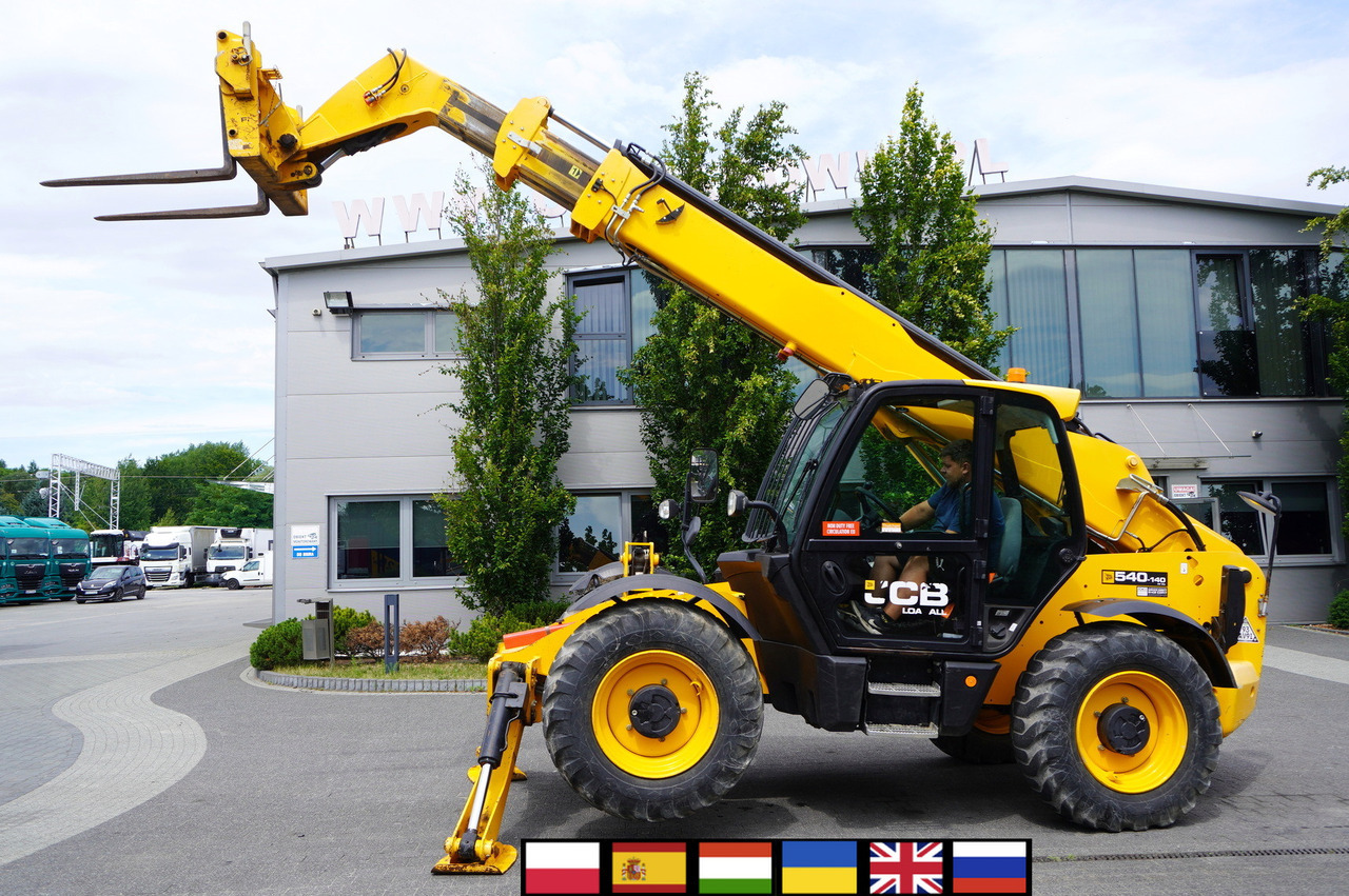 JCB 540-140 telescopic loader / 14 m range / 1800 MTH - Máy xúc lật bánh lốp kính thiên văn: hình 1 JCB 540-140 telescopic loader / 14 m range / 1800 MTH - Máy xúc lật bánh lốp kính thiên văn: hình 1